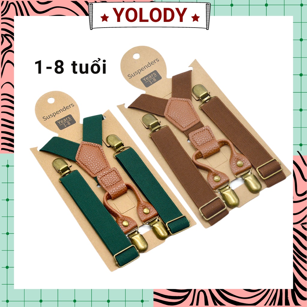 Dây đai quần chữ y cho bé nam 1- đến 8 tuổi Đai chữ Y Yolody loại 1