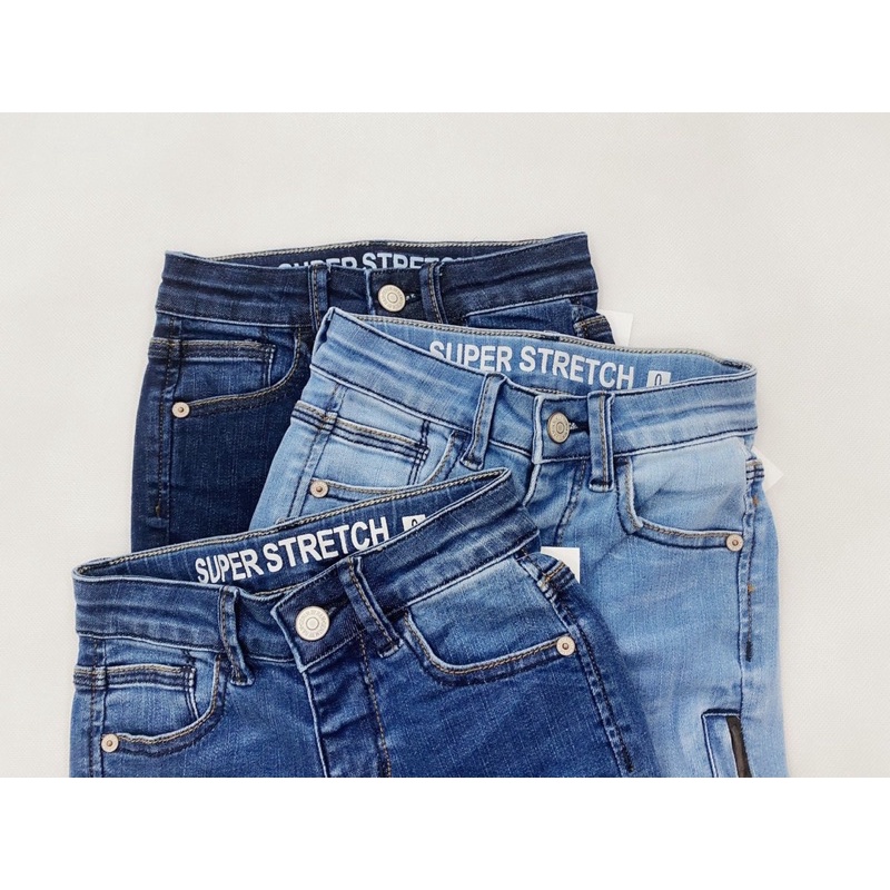 QUẦN JEAN DÀI BÉ TRAI SIZE 12-30kg MÀU XANH ĐẬM