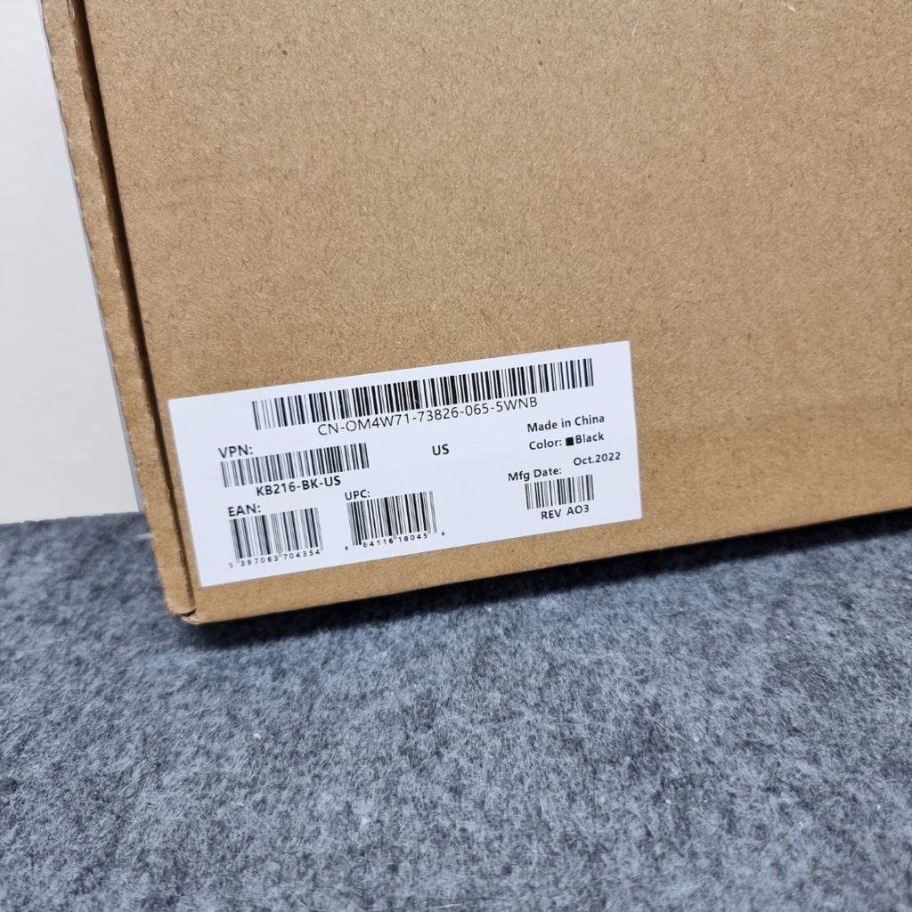 Bộ Phím Chuột Dell Có Dây KB216 + MS116 - Mới Hàng Chính Hãng Bảo hành 12 Tháng