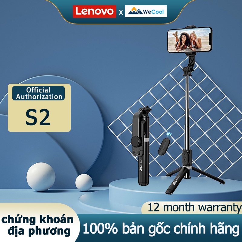 Gậy chụp ảnh selfie không dây WeCool S2 Bluetooth 103cm có thể chỉnh và xoay được Wireless Bluetooth Selfie Stick