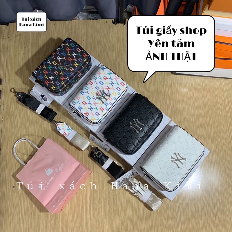 Túi đeo chéo MLB dáng hộp chữ nhật