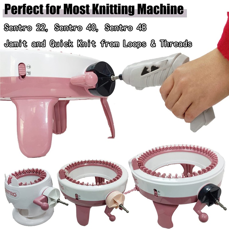 Bộ Chuyển Đổi Khoan Dệt Kim Nhanh 3 Món Cho Máy Đan Sentro 22 Sentro 40 Sentro 48