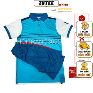 Bộ Hè Nam, Bộ Thể Thao Nam ZUTEE Cộc tay chất liệu mát mẻ, thấm hút mồ hôi thể thao