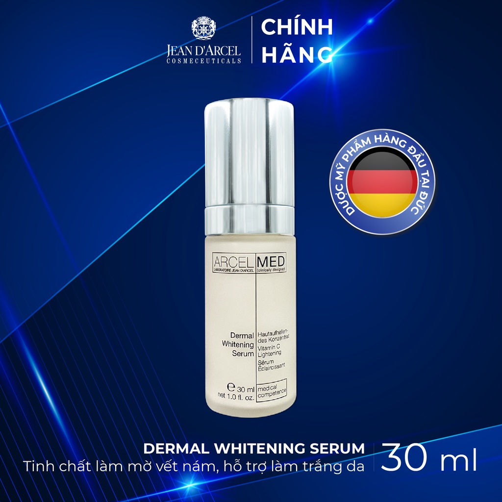 J106 Tinh chất làm mờ vết nám, hỗ trợ làm trắng da Arcelmed - Dermal Whitening Serum 30ml - Jean d'Arcel