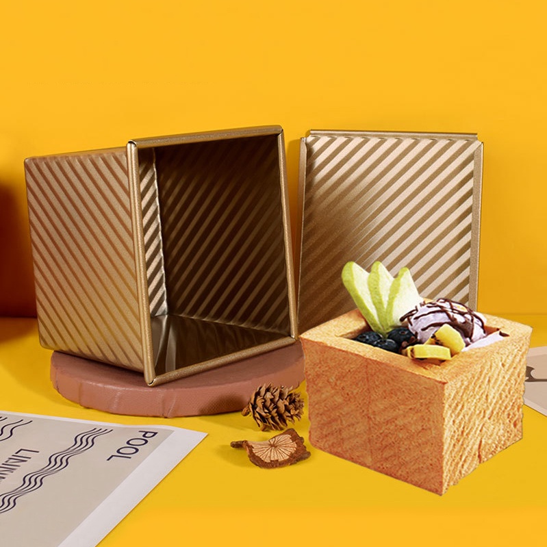 Khuôn Sandwich Vuông 250g - Bánh Gối - Khuôn Shokupan - Khuôn Chống dính dày dặn GBBM004