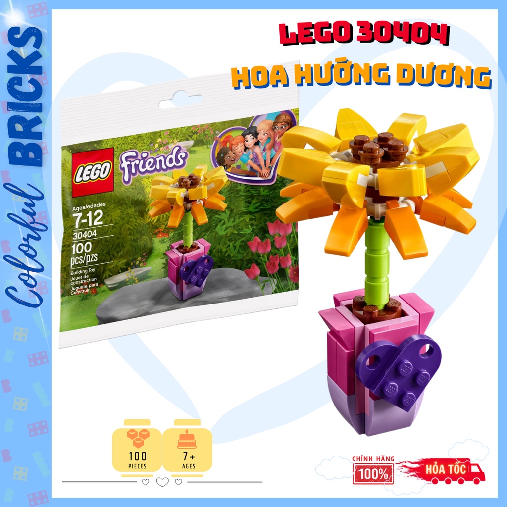 Lego 30404 - Hoa Hướng dương - Polybag - Lego Friends Chính hãng