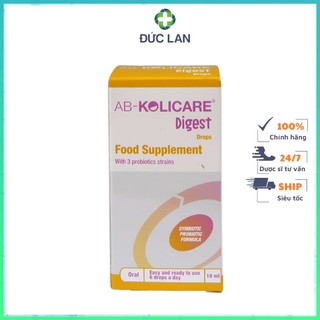 Men vi sinh ab kolicare digest hỗ trợ cải thiện tiêu hóa cho trẻ sơ sinh và trẻ nhỏ