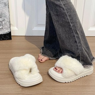 Dép lê lông đế dày mẫu mới thu đông