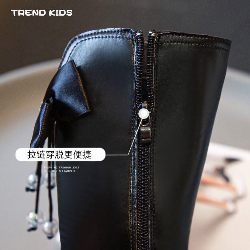Boot đùi nơ lót lông cho bé gái siêu điệu