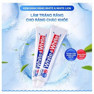 Kem Đánh Răng White & White Lion 150gr