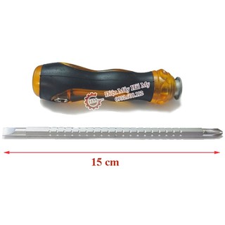Tua vít 2 đầu, kích thước 6x150mm - Tua vít dẹp, vít bake 2 đầu, tua vít bake