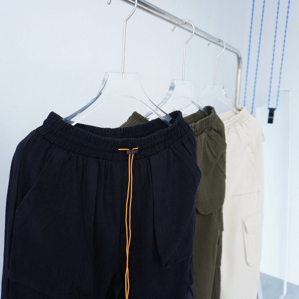 Quần nhung tăm Cargo pants khaki Imperfect version 1, quần kaki nam dáng suông cạp chun - Imperfect | BigBuy360 - bigbuy360.vn