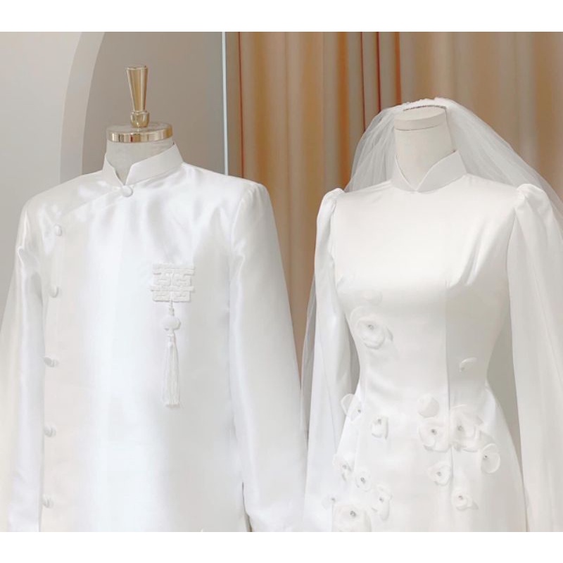 CÀI ÁO NAM tua rua chữ hỷ