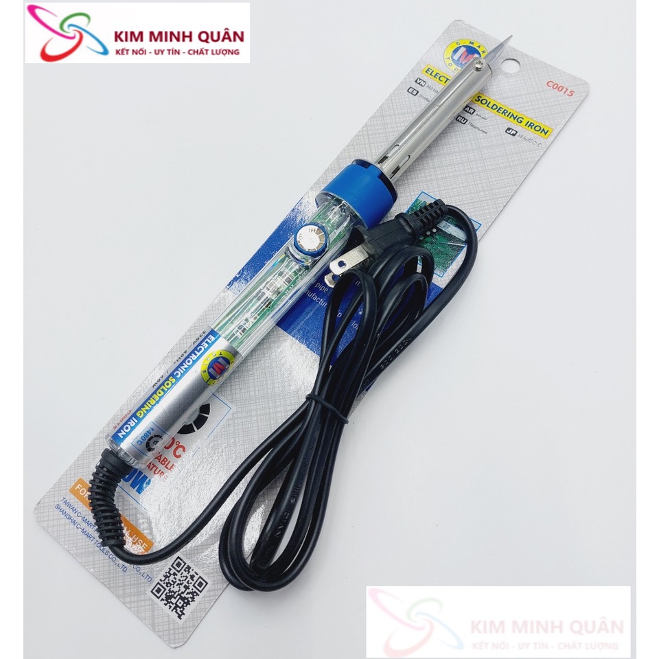 Mỏ Hàn Chì Điện Tử Cao Cấp Chỉnh Nhiệt Độ 60W  C0015 CMART