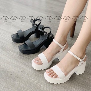 Sandal Đế Xuồng Thô Quai Ngang