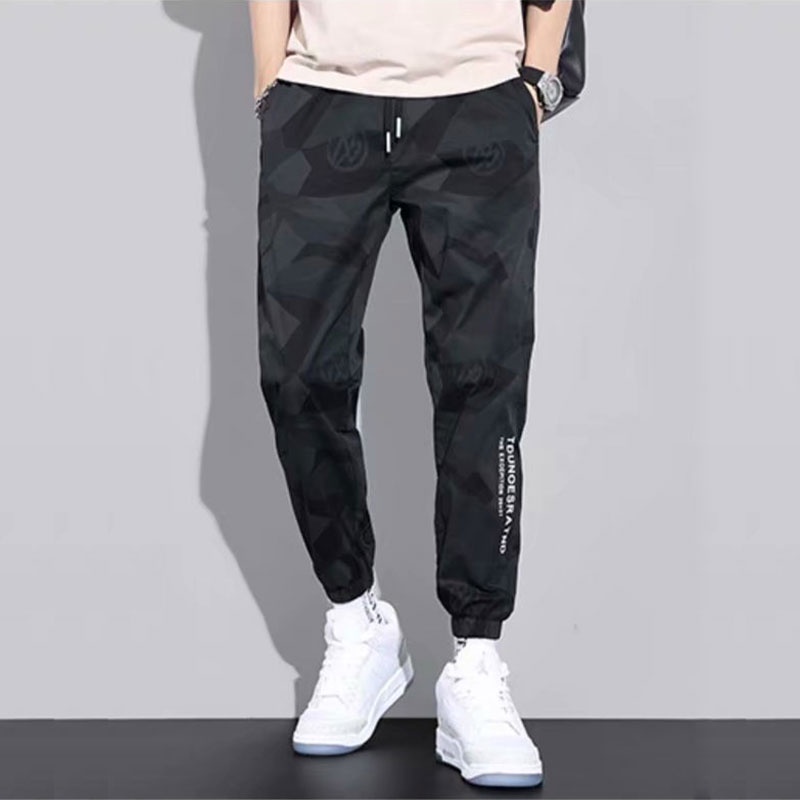 Quần Dài Dáng Suông Họa Tiết Rằn Ri Cá Tính Hợp Thời Trang Cho Nam