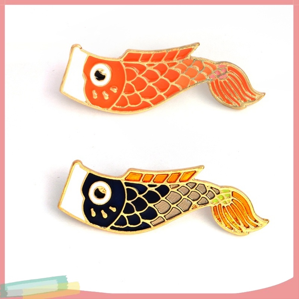 Trâm cài áo hình chú cá Koi chất lượng cao