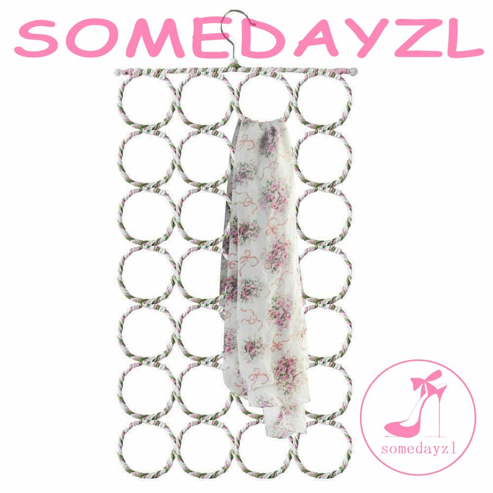 Móc Treo Khăn Quàng Cổ 12 / 28 Lỗ Tiết Kiệm Không Gian Tiện Dụng