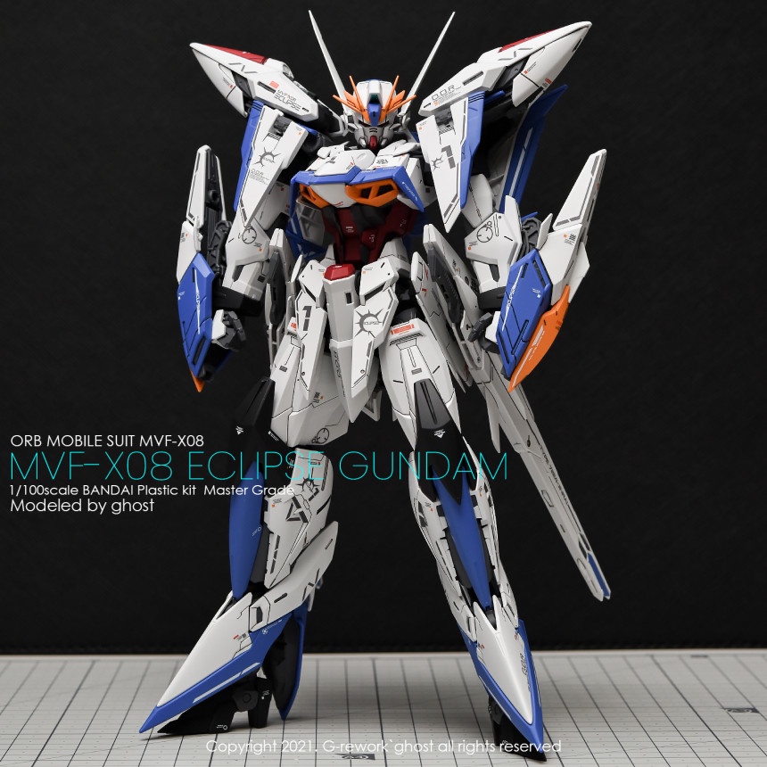 Miếng Dán Dạ Quang Hình Ma MG Eclipse SEED MSV