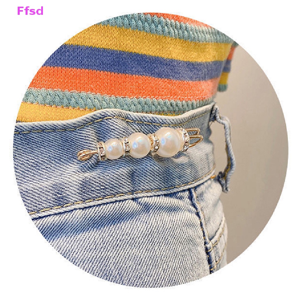 Set 3 Ghim Cài Áo Đính Đá / Ngọc Trai Nhân Tạo Thời Trang Cho Nữ