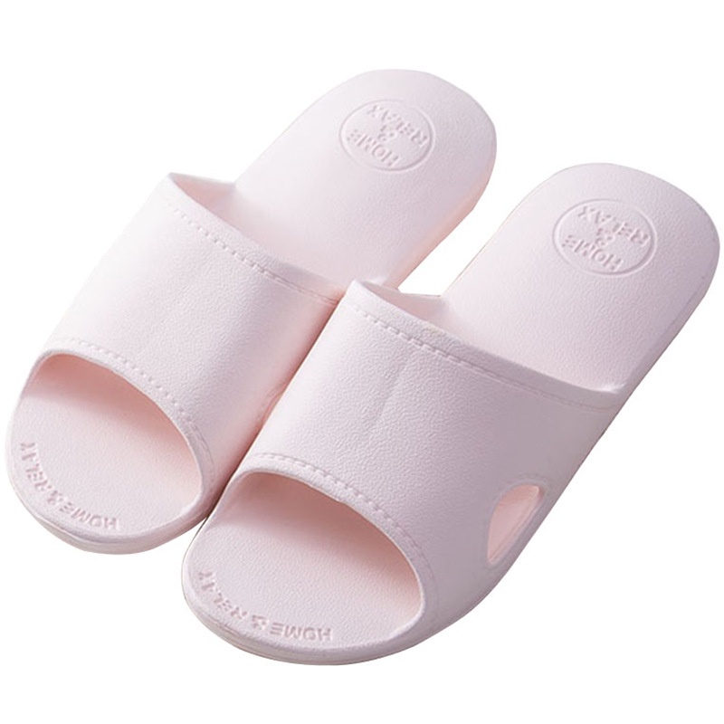 Dép Cao Su Đi Trong Nhà Tắm Có Đệm Khí Co Giãn Phong Cách Nhật Bản Đơn Giản Mùa Hè Cho Cặp Đôi