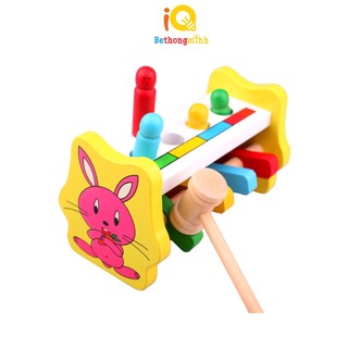Đồ Chơi Đập Chuột Bằng Gỗ An Toàn Cho Bé BeThongMinh