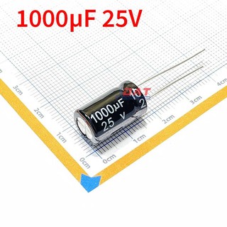 Tụ hóa 1000uf 25v 10*17mm