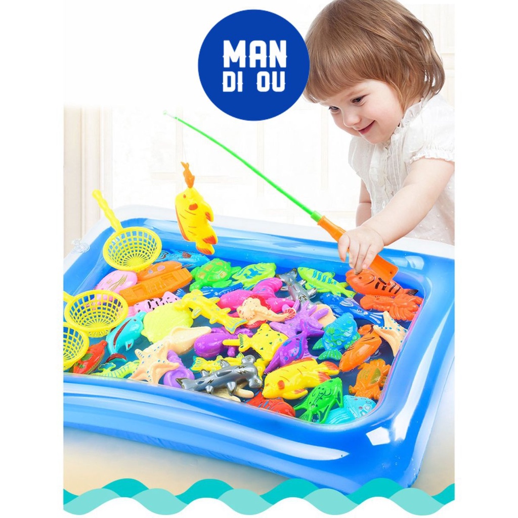 Bề câu cá phao cho bé siêu dễ thương kèm nhiều phụ kiện hàng chuẩn loại 1