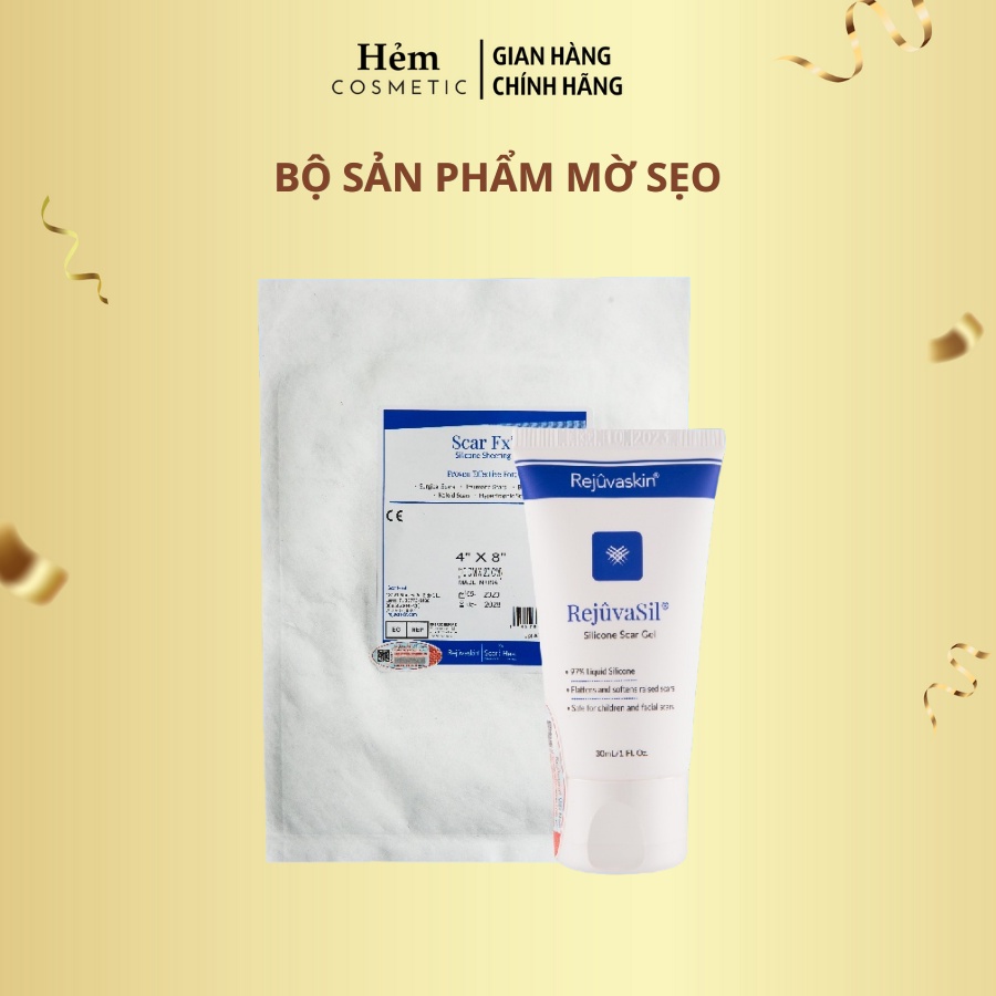 Bộ sản phẩm xóa mờ sẹo REJUVASKIN Scar Heal Kit