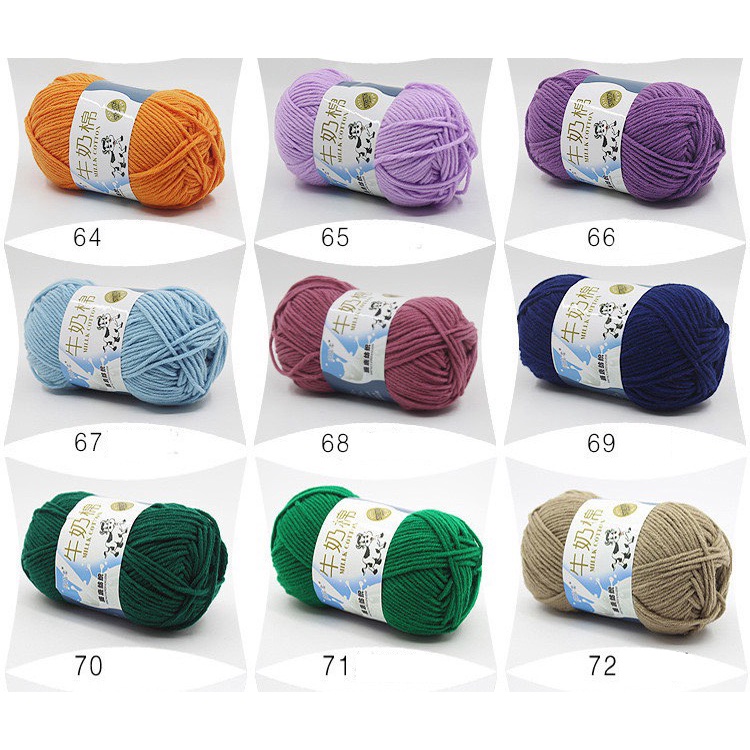 Len Milk Bò Cotton Bảng 92 Màu Đa Dạng