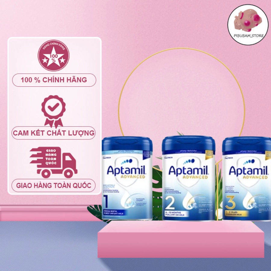 Sữa Aptamil ProFutura Số 1, 2, 3 Anh 800gr Bổ Sung Dinh Dưỡng Cho Bé Phát Triển Toàn Diện