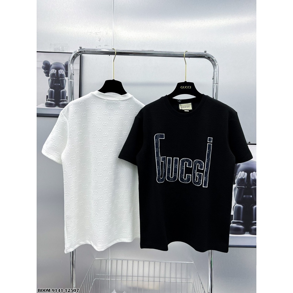 Áo Phông GC Nam Nữ Thêu Chữ Siêu Nét - Áo Phông GC Nam Nữ Dập Vân Nổi Cao Cấp