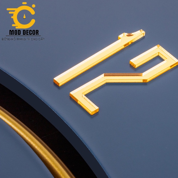 Đồng hồ treo tường trang trí decor Bắc âu phong cách đơn giản, sang trọng 2145-42