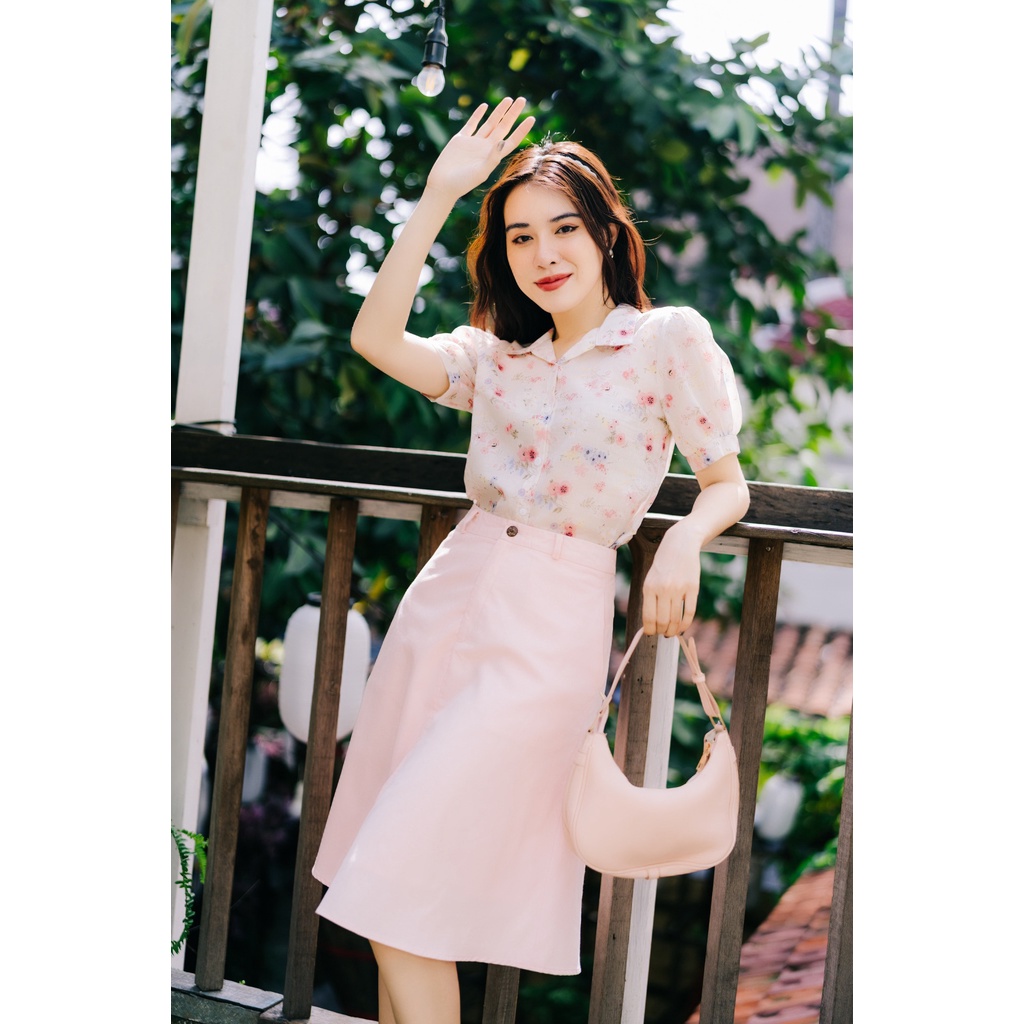 MINX - Áo Selena Floral Shirt