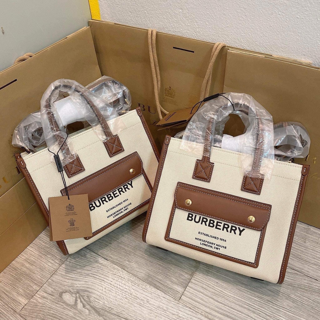 Túi W488-23 Canvas tote bản đẹp nha anh chị em  hàng 2 box,dustbag, thẻ card đầy đủ kích thước: 23x19cm