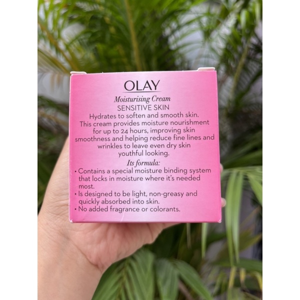 Kem dưỡng ẩm Olay Moisturising Cream Sensitive Skin 100g