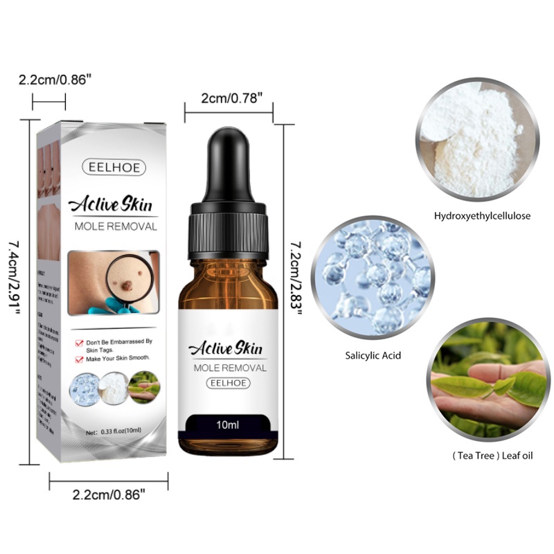 Serum Loại Bỏ Mụn Cóc Dưỡng Ẩm Chăm Sóc Da Mịn Màng