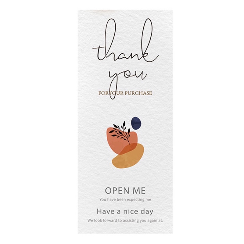 FEB23- Tem dán chữ " Thanh You:, 50 tem/ xấp, size 6*15cm >>