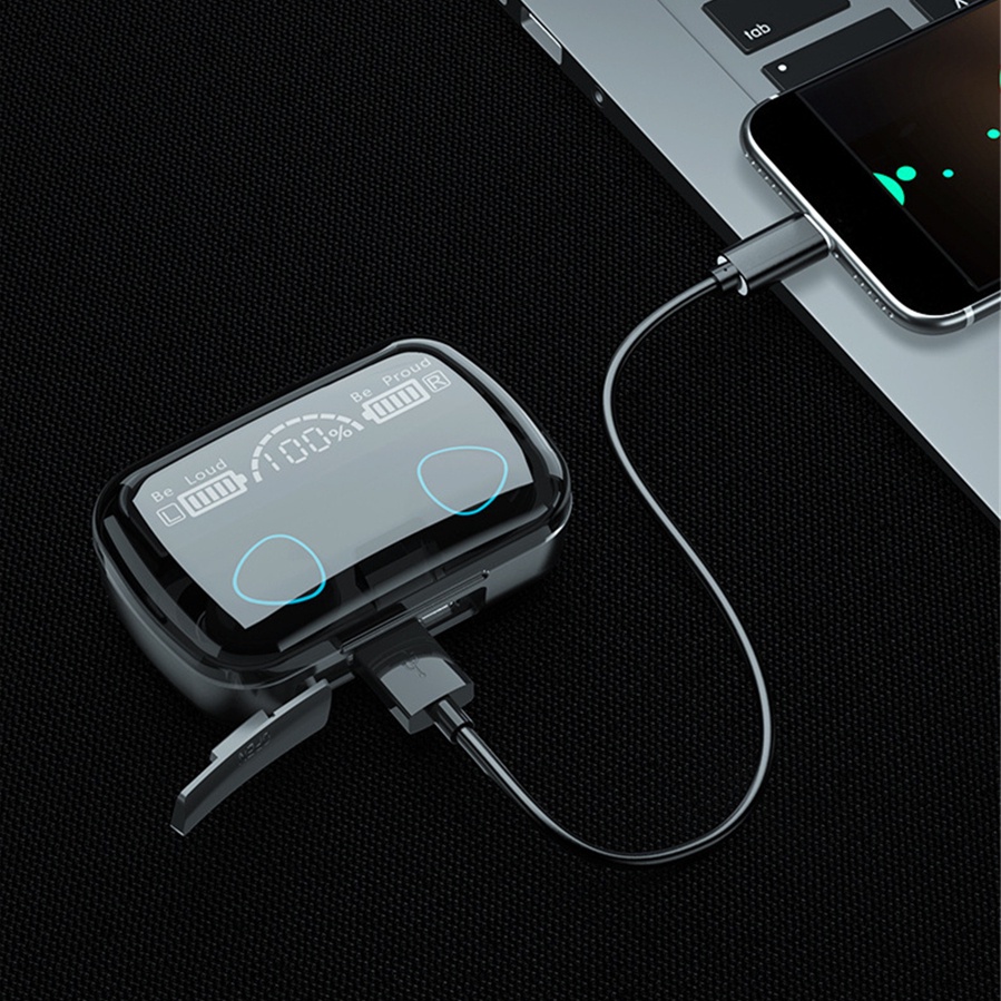 Tai nghe nhét tai không dây ZEEJUL M10 TWS bluetooth điều khiển cảm ứng giảm ồn chống nước âm thanh nổi có mi cờ rô