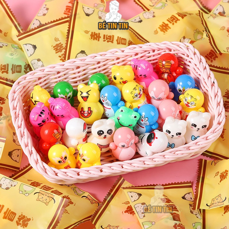 Combo 10 Lật đật ngẫu nhiên  mini  đồ chơi cho bé nhiều mẫu dễ thương