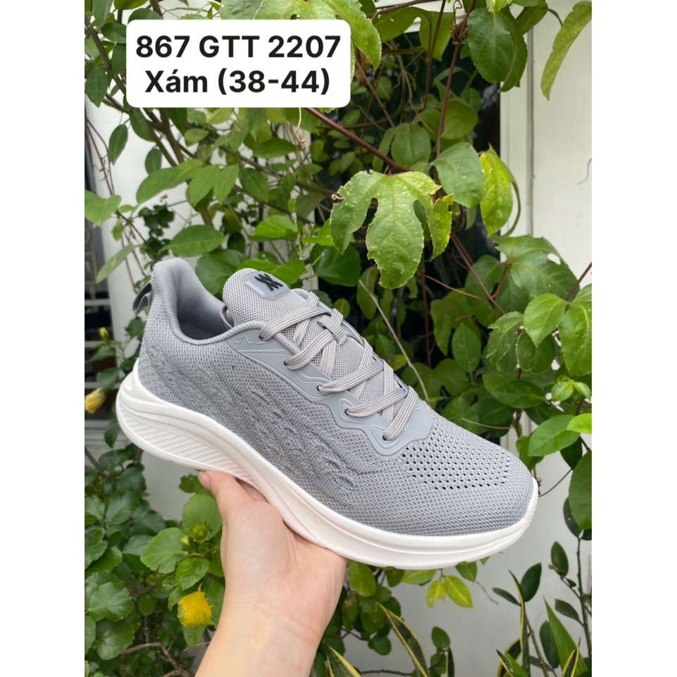 Giày Thể Thao Nam BQ, Giày Chạy Bộ Nam Vải (867 GTT 2207)