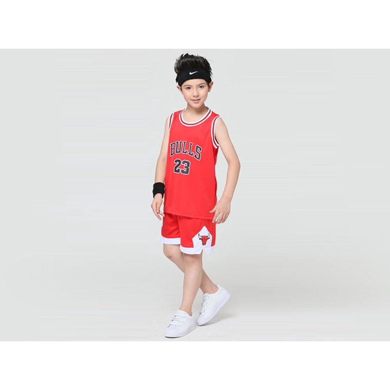 Bộ áo bóng rổ cho bé KID-chất vải thun mè kim cao cấp,thấm hút mồ hôi,thoáng mát,in tên số áo cho bé theo yêu cầu