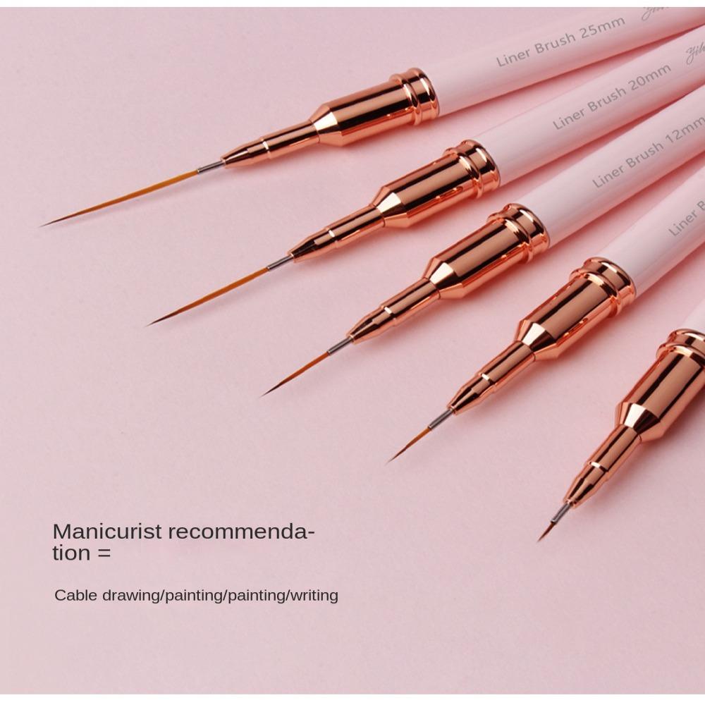 Cọ Vẽ Trang Trí Móng Tay Nghệ Thuật Bằng Sợi Nylon Phong Cách Châu Âu