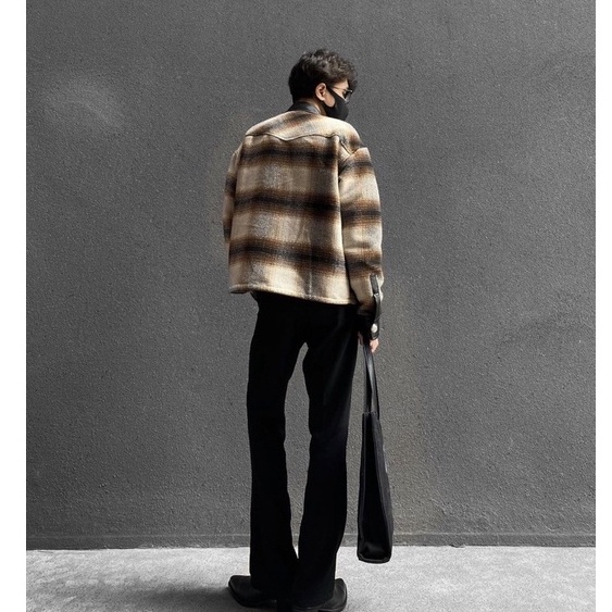 Áo khoác chính hãng Mikenco TARTAN WOOL JACKET