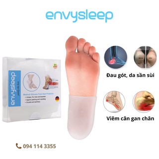[SALE] Lót giày silicon gót chân ENVYSLEEP giảm đau khi mang giày, giảm nứt và chai chân, free size, cho nam và nữ