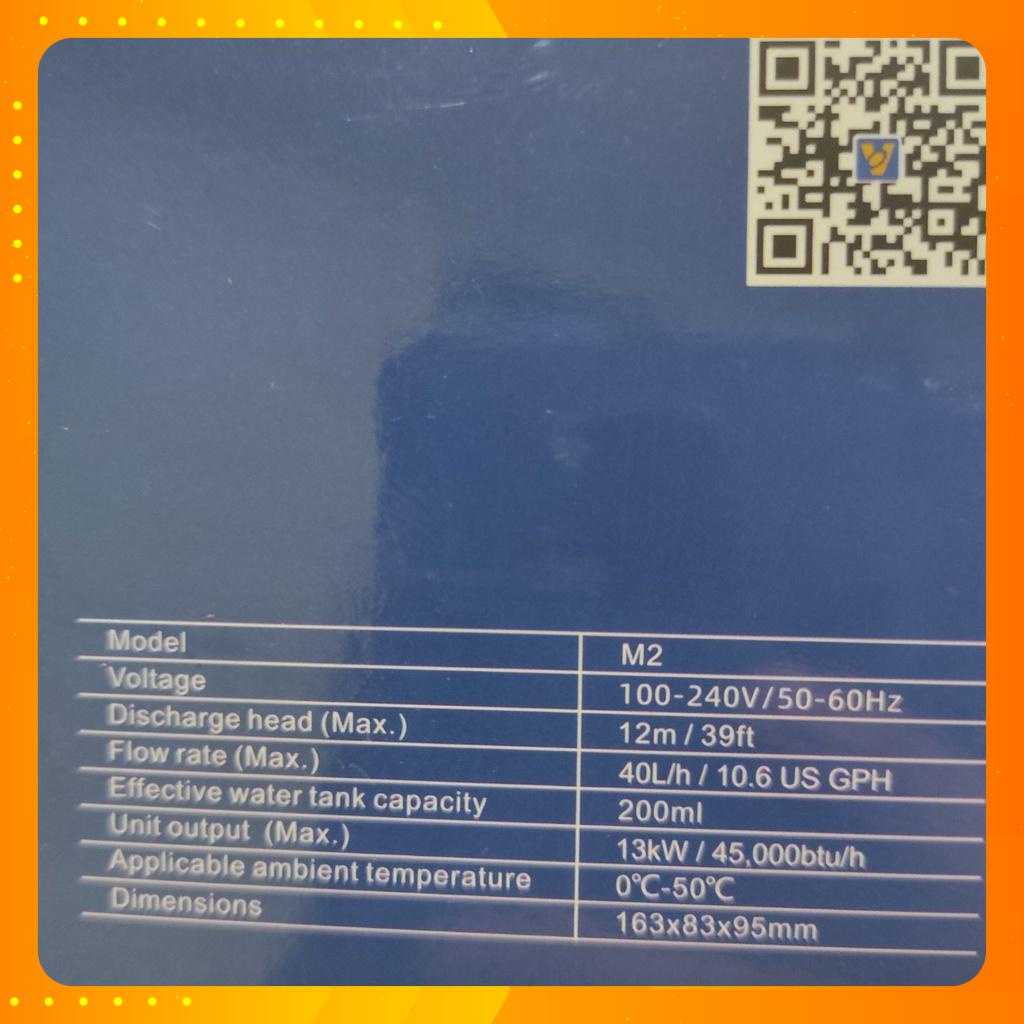 Máy bơm xả nước thải máy lạnh điều hoà Value 12M 12 mét - Bơm thoát nước ngưng M1 M2 [CAO CẤP]