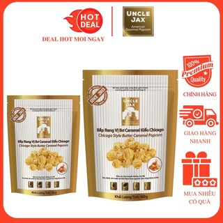 Bắp Rang Uncle Jax Vị Bơ Caramel Kiểu Chicago Đủ Size