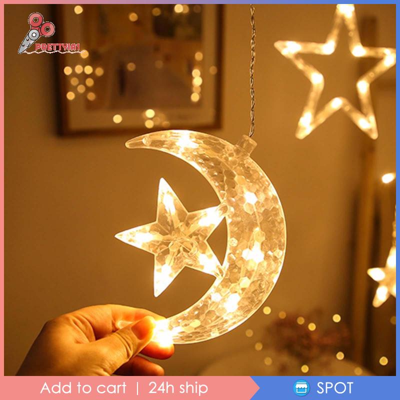 [Prettyia1] Dây Đèn Led Sử Dụng Năng Lượng Mặt Trời Điều Khiển Từ Xa Trang Trí Năm Mới