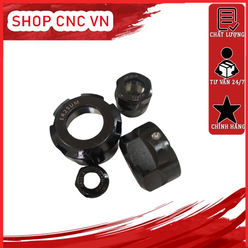 Nut spindle cân tâm chống vảy mũi  Er11 16 20 25 32