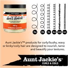 Gel tóc uốn Aunt Jackie's Flaxseed Recipes Don't Shrink công thức làm từ hạt  lanh cho những lọn tóc xoăn, cuộn, gợn són